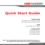 Quick Start Guide Hybrid Dvr