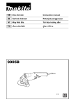 GB Disc Grinder Instruction manual ID Gerinda Cakram Petunjuk