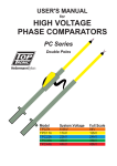 HIGH VOLTAGE PHASE COMPARATORS