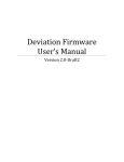 Deviation Firmware User`s Manual