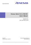 Renesas Starter Kit for R8C/35C User`s Manual