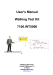 WT5000 Walking Test Kit Manual