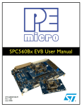 SPC560Bx EVB STMicro User Manual v.1.00