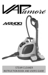 steam cleaner instruction book and users guide