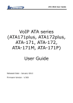 VoIP ATA series (ATA171plus, ATA172plus, ATA-171, ATA