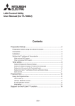 LAN Control Utility User Manual (for FL7000U) Contents
