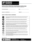 Valve Regulated Lead Acid Battery User`s Manual by