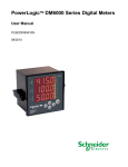 DM6000 Series Digital Meters User Manual