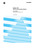 1203-5.4, Bulletin 1203 Serial Communications Module User Manual
