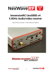 ImmersionRC Uno5800 v4 5.8GHz Audio/video receiver