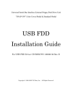 USB FDD Installation Guide