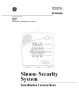 Simon 3 - Protectron Security Systems