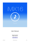 Click here to user manual for iMiX16 Band