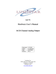 LS-71 Hardware User`s Manual 16/32