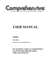 USER MANUAL - Comprehensive Connectivity Company
