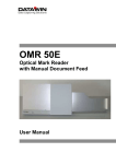 User manual OMR 50E English Date: 11/2006 | Size