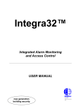 Integra32 User Manual - Sharp`s Lock & Alarm