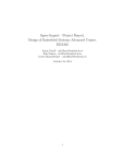 Space Impact - Project Report, Design of Embedded Systems