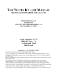 THE WHITE KNIGHT MANUAL - HJ Arnett Industries, LLC