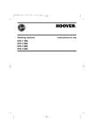 Hoover Domestic Appliance User Manual