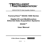 FactoryViewTM EDAS-1000 Series Digital I/O and Multifunction