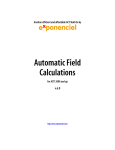 Automatic Field Calculations - Sage ACT! add-ons