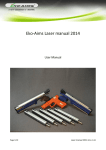 User Manual Laser products 2014