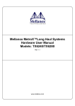 Mellanox MetroX™Long Haul Systems Hardware User Manual