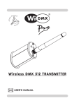 WiDMX® Pro Transmitter User Manual
