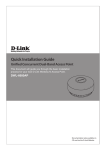 Quick Installation Guide - D-Link