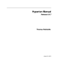 Hyperion Manual Release 0.9.7 Thomas Robitaille