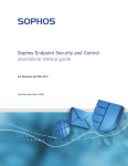 Sophos Endpoint Security and Control standalone startup