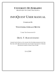 User Manual - Tinovimba G. Motsi