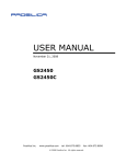 700050A - GS2450 User Manual