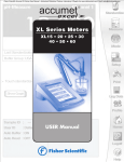 Fisher Scientific Accumet XL Series User Manual
