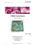 71M6531 Demo Board User`s Manual