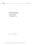 Instruction Manual SyCore / PC104 - Manual Release