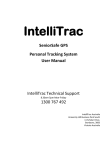 A User Manual - IntelliTrac GPS Tracking Systems