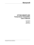 STT850 SMARTLINE Temperature Transmitter User`s Manual