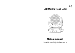 MPW 108 HP RGBW user`s manual