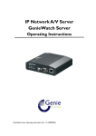 IP Network A/V server, “Cywatch” CTNV