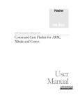 Command-Line Flasher for ARM, XScale and Cortex: User Manual