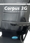 Permobil corpus 3G owner manual