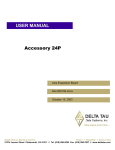 ^1 USER MANUAL ^2 Accessory 24P