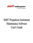 M407 Maintenance Software User Guide