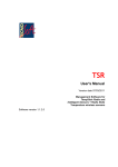 TSR Manual, English