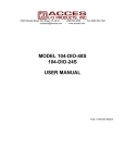 MODEL 104-DIO-48S 104-DIO-24S USER MANUAL