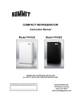 COMPACT REFRIGERATOR