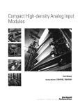 Compact High-density Analog Input Modules