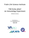 Immunology manual